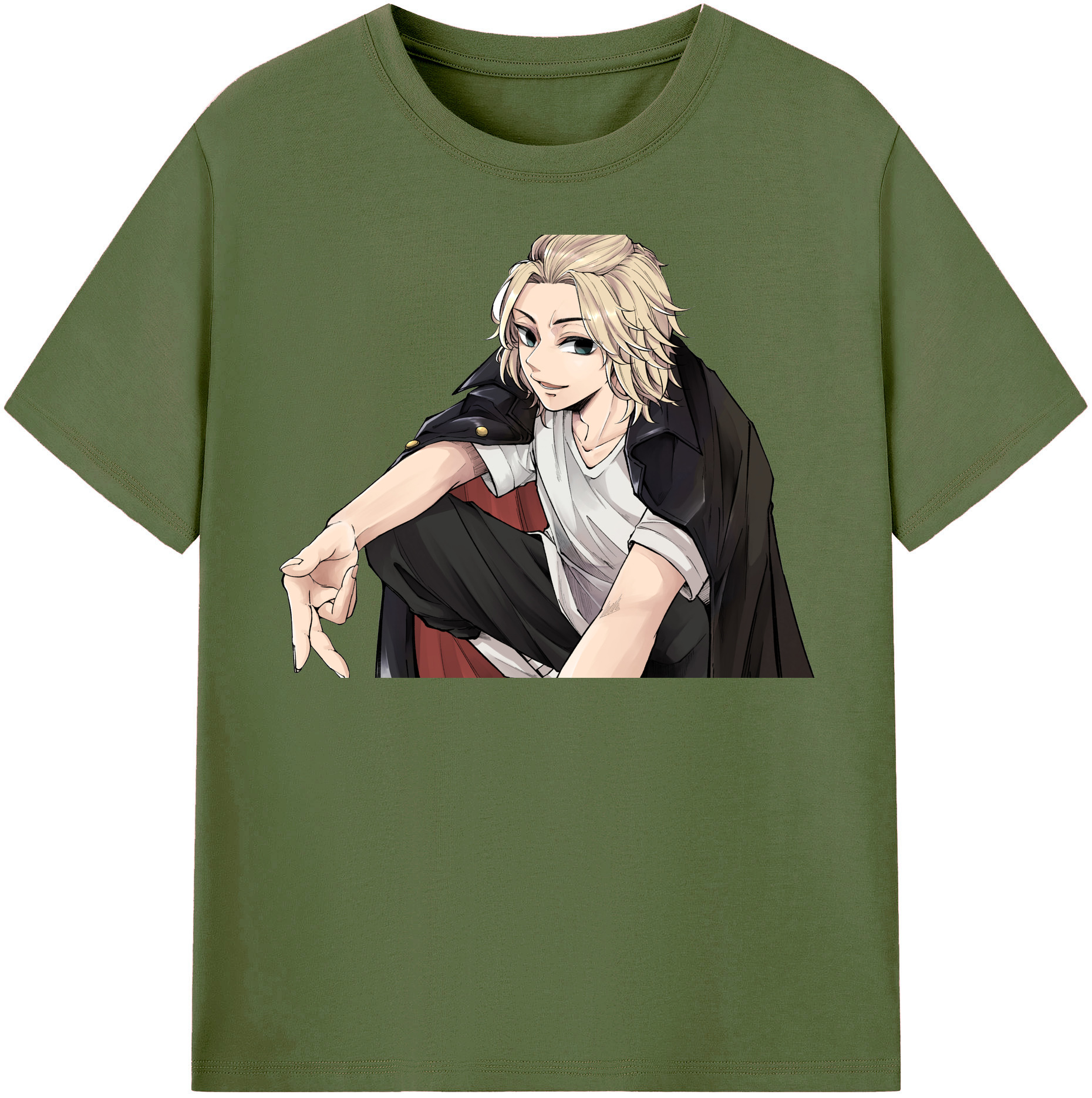 （画像用） 東京リベンジャーズ Tokyo Revengers 綿100％半袖Tシャツ（フロントプリント）